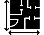 Black cat silhouette with arched back.
